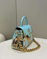 Fendi x Versace Blue Bag 25 x 15 x 22 cm - 6