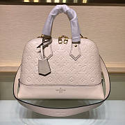 LV Neo Alma BB Monogram Empreinte Cream Leather M44832 Size 35 x 23 x 15 cm - 1