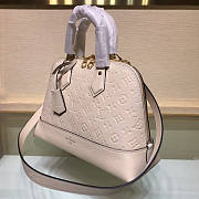 LV Neo Alma BB Monogram Empreinte Cream Leather M44832 Size 35 x 23 x 15 cm - 2