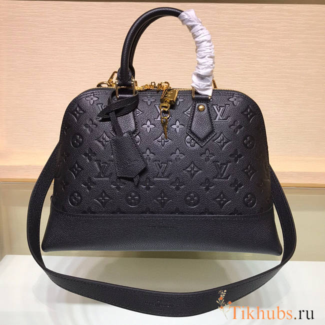 LV Neo Alma BB Monogram Empreinte Black Leather M44832 Size 35 x 23 x 15 cm - 1