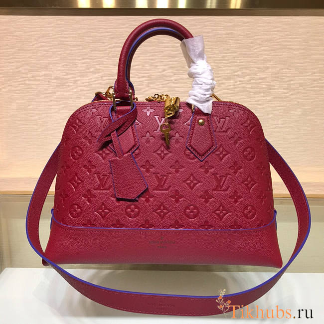 LV Neo Alma BB Monogram Empreinte Red Leather M44832 Size 35 x 23 x 15 cm - 1