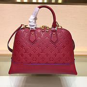 LV Neo Alma BB Monogram Empreinte Red Leather M44832 Size 35 x 23 x 15 cm - 4