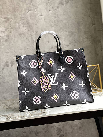 LV Onthego Black and White Monogram 41x34x19cm