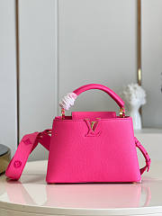 Louis Vuiiton LV Capucines BB Pink 27x18x9cm - 1