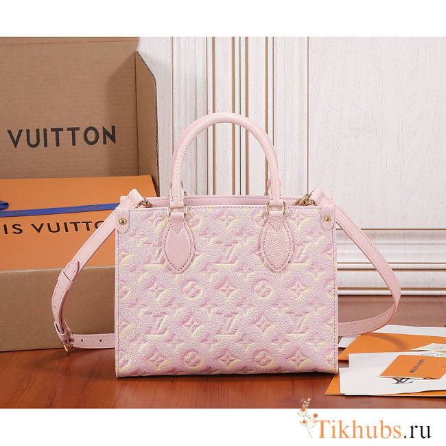 LV Onthego Light Pink 25x19x11.5cm - 1