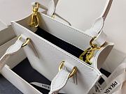 Prada Black Saffiano Handbag With Logo White 17x19x6cm - 5