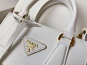 Prada Black Saffiano Handbag With Logo White 17x19x6cm - 2