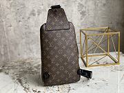 Louis Vuitton Avenue Sling Bag Monogram Macassar 20x31x10cm - 3