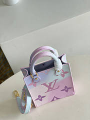 Louis Vuiiton LV Petit Sac Plat Sunrise Pastel 14x17x5cm - 6