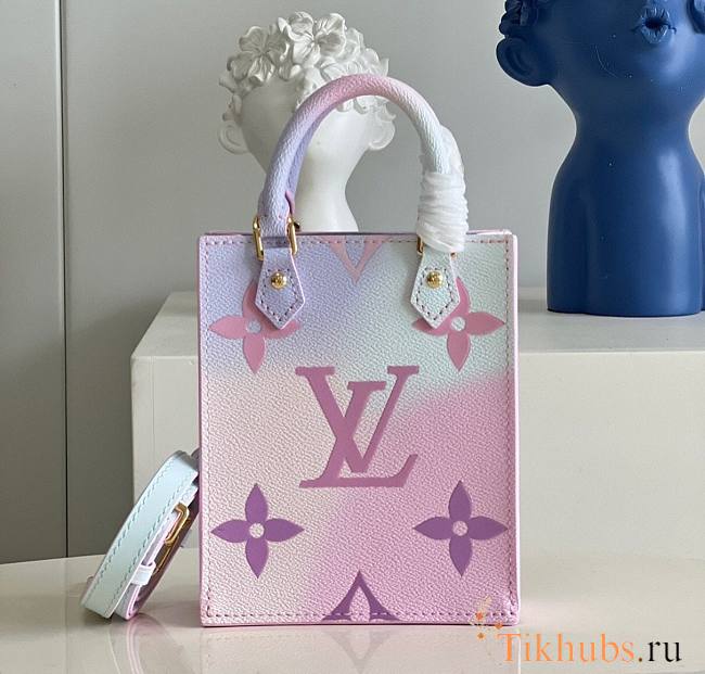 Louis Vuiiton LV Petit Sac Plat Sunrise Pastel 14x17x5cm - 1