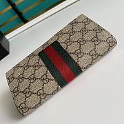 Gucci Web Vertical Supreme Wallet 17.5x9x2cm - 6