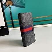 Gucci Web Vertical Supreme Black Wallet 17.5x9x2cm - 4