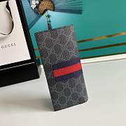 Gucci Web Vertical Supreme Black Wallet 17.5x9x2cm - 2