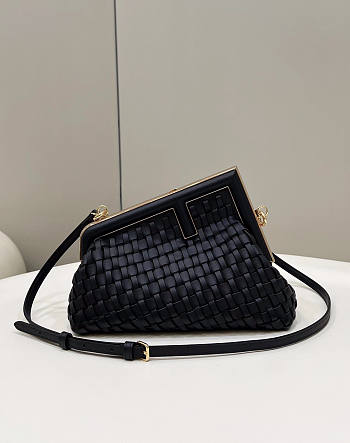 Fendi First Small Black Bag 26x18x9.5cm