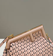 Fendi First Small Pink Bag 26x18x9.5cm - 6