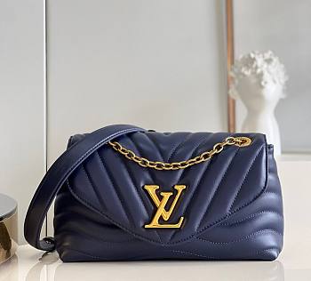 Louis Vuiiton LV New Wave Chain Night Blue 24x14x9cm