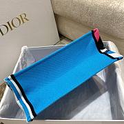 Dior Book Tote Blue and Pink 36.5cm - 4