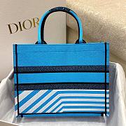 Dior Book Tote Blue and Pink 36.5cm - 3