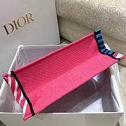 Dior Medium Book Tote Pink And Blue 36.5x28x17.5cm - 2