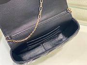 Dior Lady Phone Pouch Black 18.5x10x4cm - 2