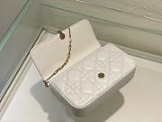 Dior Lady Phone Pouch White 18.5x10x4cm - 4