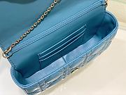 Dior Lady Phone Pouch Blue 18.5x10x4cm - 3