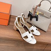 Hermes Sandal White - 1