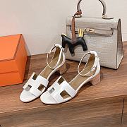 Hermes Sandal White - 5