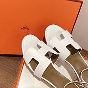 Hermes Sandal White - 6