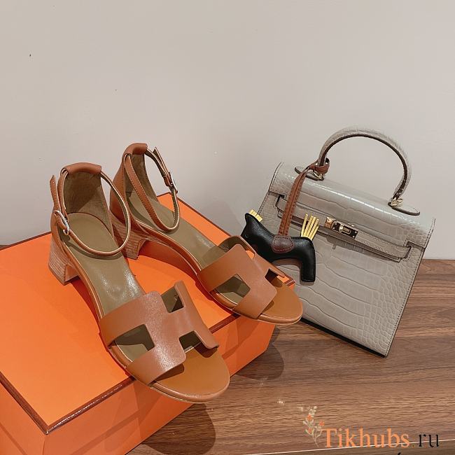 Hermes Sandal Brown - 1