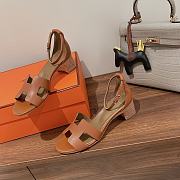 Hermes Sandal Brown - 2