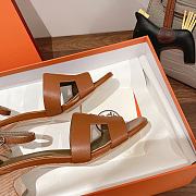 Hermes Sandal Brown - 6