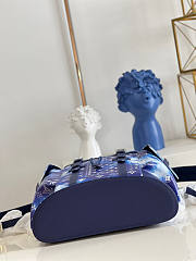 Louis Vuiiton LV Backpack Christopher MM Blue 38x44x21cm - 5