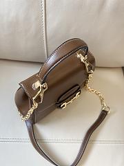 Gucci Horsebit 1955 Top Handle Brown 22x16x10.5cm - 3