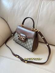 Gucci Horsebit 1955 Top Handle Light Brown 22x16x10.5cm - 5