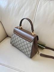 Gucci Horsebit 1955 Top Handle Light Brown 22x16x10.5cm - 2