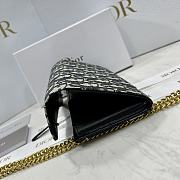 Dior Saddle Wallet With Chain 19x10.5x3.5cm - 2