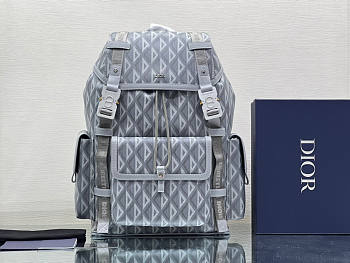 Dior Backpack Hit The Road Gray 43x51x20cm