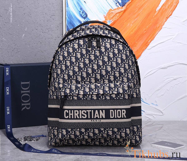 Dior Backpack Oblique Technical Canvas Size 41 x 35 x 15 cm - 1