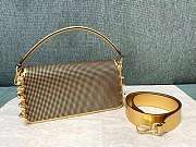 Fendi x Versace Baguette Gold Bag Size 28 x 15.5 x 7 cm  - 5