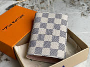 Louis Vuiiton LV Wallet Damier Canvas 11x8x2.5cm - 6