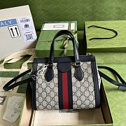 Gucci Ophidia Small GG Tote Blue Bag 24x20.5x10.5cm - 4