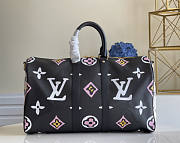 LV Keepall Bandoulière 45 Leopard Print M58656 Size 45 x 27 x 20 cm - 5