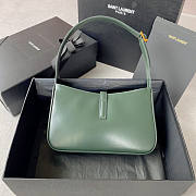 YSL LE 5 À 7 Hobo Green Bag 23x16x6.5cm - 5