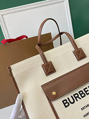 Burberry Medium Freya Tote Brown 40x16x30cm - 2