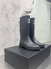 Chanel Rain Black Boots - 1