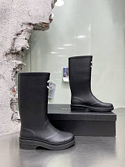 Chanel Rain Black Boots - 4