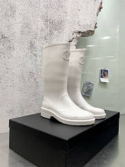 Chanel Rain White Boots - 1