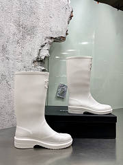 Chanel Rain White Boots - 4