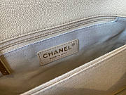 Chanel Coco Handle Cavier Beige Gold HW 24x14x10cm - 2